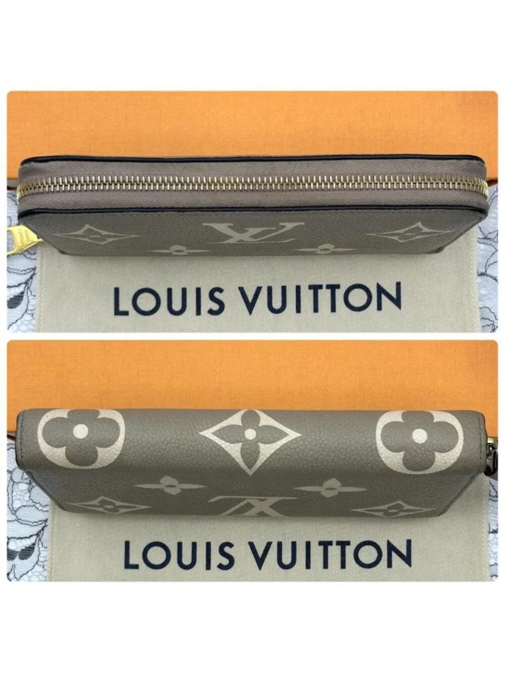 Louis Vuitton Empreinte Bicolor Zippy Wallet